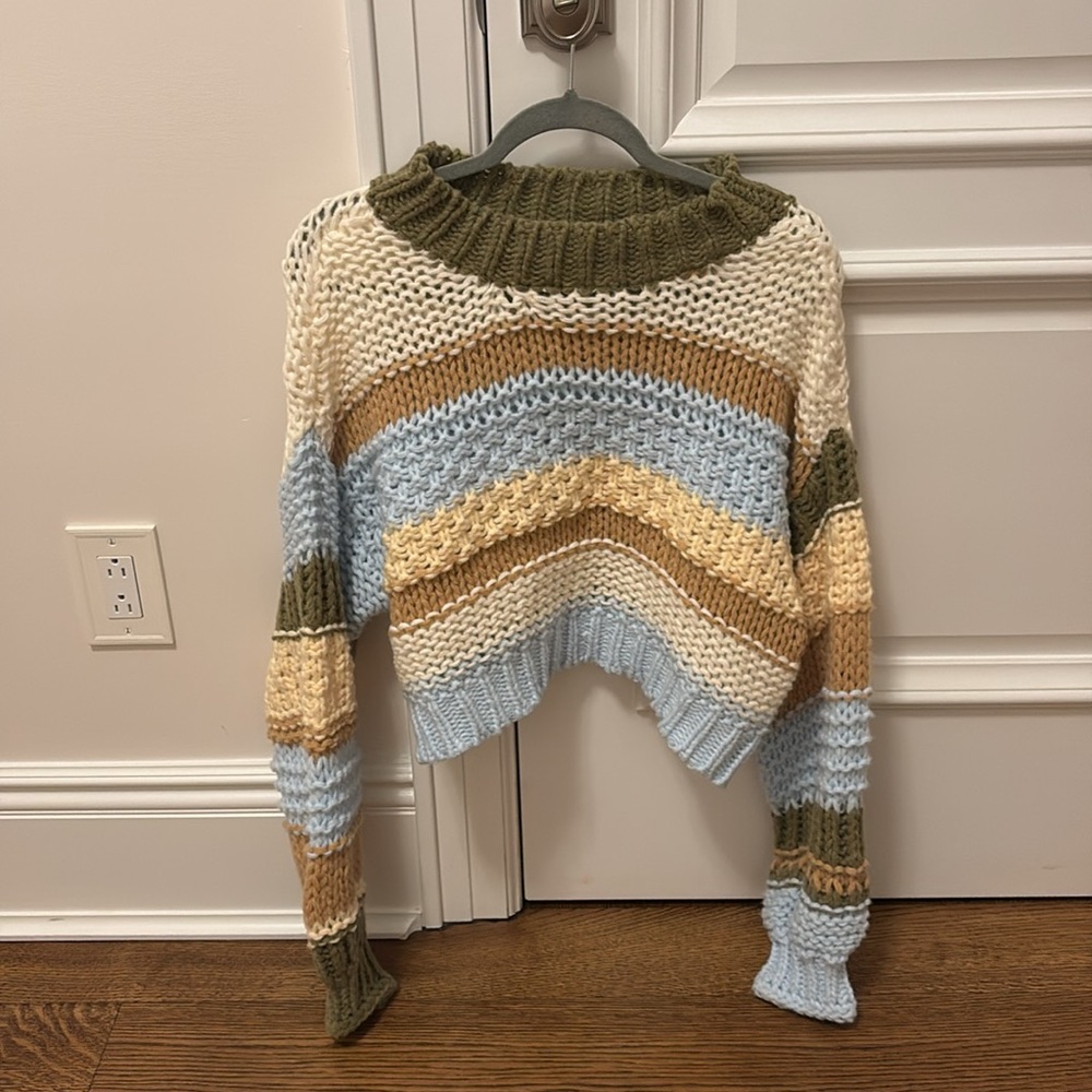 Emory park chunky knit striped sweater